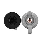 Термокувшин 1 л со стеклянной колбой, серый