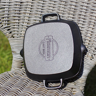 Square grill pan 26x5.3 cm (cast iron)