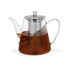 Tējkanna 1000 ml ar tērauda filtru (stikls)