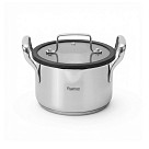 Кастрюля из нержавеющей стали индукционная 1,9 л / 16 см Fabia