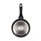 Deep frying pan Velia 24x6.5 cm with induction bottom (aluminium with non-stick coating)