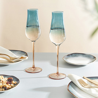 Champagne glass set 250 ml x 2 pcs