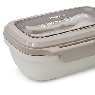 Lunch box with 2 compartments 19.5 cm / 850 ml