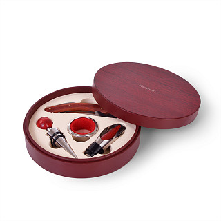 Wine accessories set 4 pcs. (stainless steel+ zinc alloy)