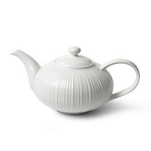 Tea pot ELEGANCE WHITE 1000 ml (porcelain)