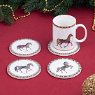 Set of 4 hot pot stands 10 cm, art. 0158