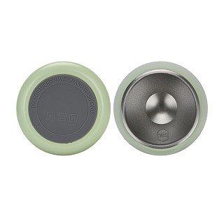 Double wall vacuum flask 800 ml green (stainless steel), art. 9863