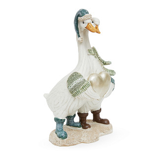 Figurine "Goose pair" 11х9.5х19 cm (polyresin)