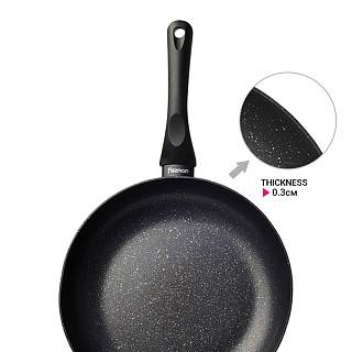 Frying pan PROMO 20x4 cm with induction bottom (aluminium with non-stick coating)