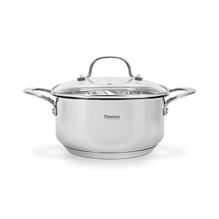 Katls EXCLUSIVE PRO 20x10 cm / 3L ar stikla vāku (nerūsējošais tērauds)