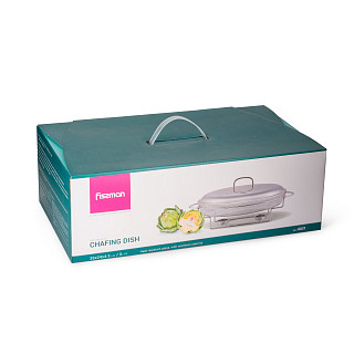 Oval chafing dish 42x25x19 cm / 3.0 LTR (heat resistant glass)