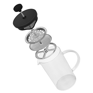 French press coffee maker  600 ml, art. 9159