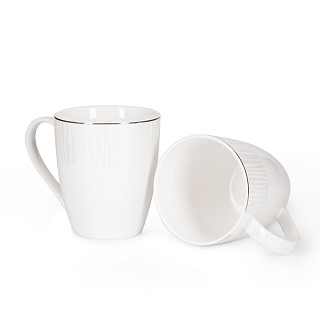 Porcelain mugs 360 ml / 2 pcs Nice