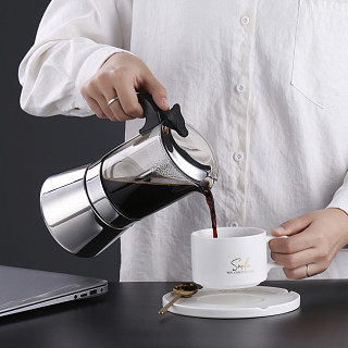 Geizera kafijas kanna 6 porcijām / 240 ml (nerūsējošais tērauds + stikls)