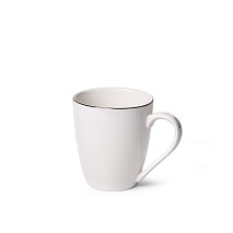 Mug ALEKSA 380 ml color white (porcelain)