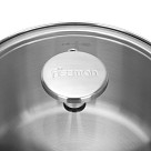 Sauce pan MASTER CHEF 18x10 cm / 2,3 LTR with glass lid (stainless steel)