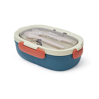 3-compartment lunch box 850 ml / 21.5 × 14.5 × 7 cm (plastic)