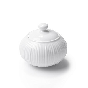 Porcelianinė cukrinė Elegance white  250 ml