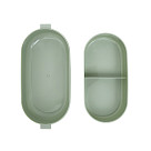 Pusdienu kaste divstāvu 19x9x8,7 cm / 800 ml, zaļa