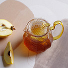 Tea pot 600 ml with glass filter (borosilicate glass), art. 6468