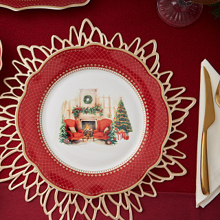 Тарелка CHRISTMAS EVE 27 см (фарфор), art. 16026