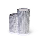 Nažu statīvs ar 2 nodalījumiem 11x11x22 cm peleks marmors (plastmasa)