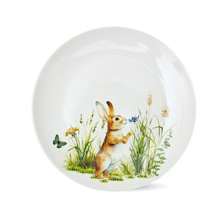 4 šķīvju komplekts RABBIT 20 cm (porcelāns), art. 13721