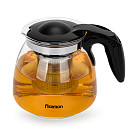 Arbatinukas 900 ml su plieniniu filtru (karščiui atsparus stiklas)