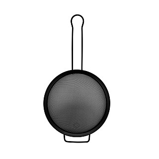 Siets ar rokturi 20 cm (melns), art. 8444
