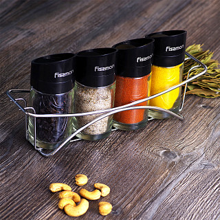 Condiment set 5 pcs (glass), art. 6431