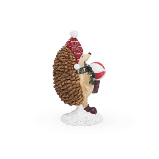 Figurine "Hedgehog with a ball" 6.5х4.5х10 cm (polyresin)