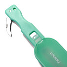 Fish scaler 20 cm with a moon-shaped knife and a container (stainless steel)