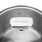 Sauce pan PREMIUM ONE 16x9 cm / 1,6 LTR with glass lid (stainless steel)