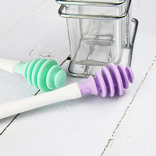 Honey server 20 cm (silicone with plastic handle)