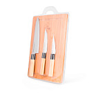 Set of knives with cutting board 4 pr. (420J2 steel)