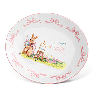 Oval plate EASTER 31x25 cm