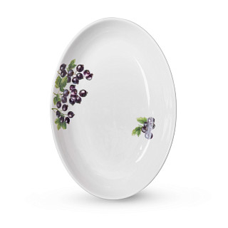 Ovāls šķīvis CURRANT 25,5 × 17,5 × 3,5 cm (porcelāns)