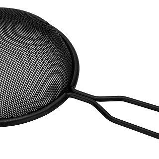 Strainer with handle 12 cm (black), art. 8446