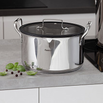 Katls FABIA 24x13,5 cm / 5,8 l ar stikla vāku