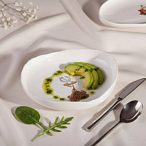 Dziļais šķīvis BON APPETIT 23 cm (porcelāns)