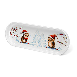 Ovāls šķīvis Hedgehog 26 × 8,5 cm (porcelāns)