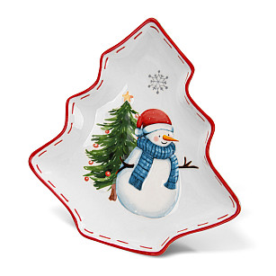 Large tree shape plate 25x24.7 cm, art. 0371