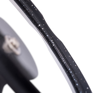 Stiklinis dangtelis 18 cm Arcades, juodas