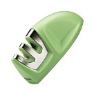 Knife sharpener 10x4x5 cm, color GREEN TEA (carbide and ceramic)