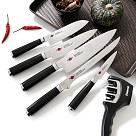 Santoku nazis KENSEI MUSASHI 17 cm (Damascus tēr.)
