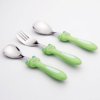 Cutlery set FROG 3 pcs (stainless steel)
