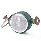 Stockpot MALACHITE 20x9.8 cm / 2.7 LTR with glass lid with induction bottom (aluminium with non-stick coating)