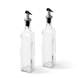 Pudeļu komplekts etiķim un eļļai 2x500 ml, art. 6418