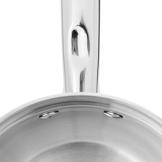 Saucepan FELINA 14x8,5 cm / 1,1 l with glass lid (stainless steel)