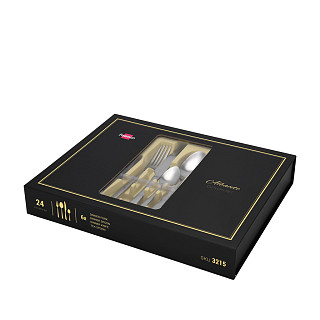 Galda piederumu komplekts ALBACETE 24 pied. (ner. tēŗ.)